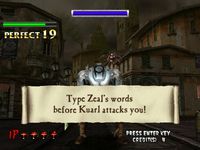 une photo d'Ã©cran de The Typing of the Dead sur Sega Dreamcast